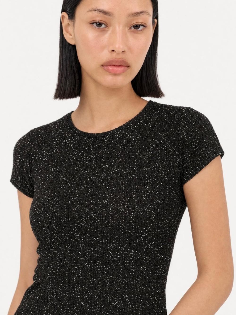 KLD Black Shimmer Top